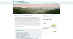 Desktop Screenshot of environmentaldatasolutions.com